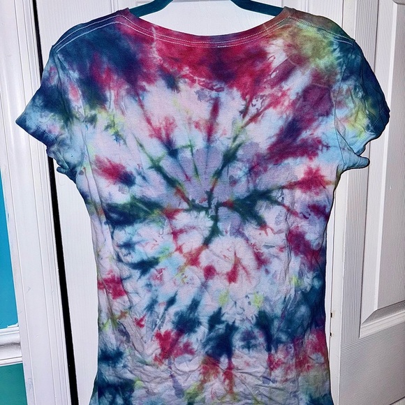 Ghostbusters Tie Dye Upcycled T Shirt - Picture 2 of 2